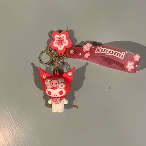 Hello Kitty Kuromi Keychain